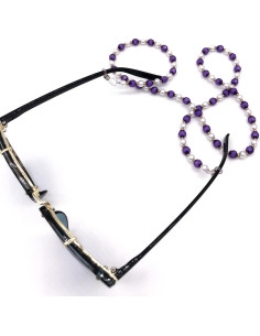 Cadena de Gafas de Cuentas Outman Morado 63.5 cm 2