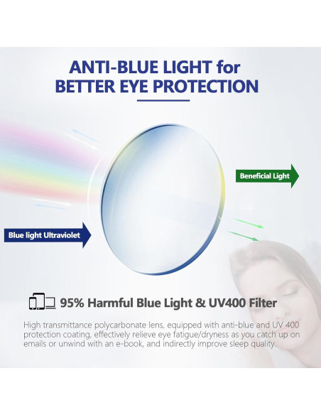 Gafas Bifocales Missfive 2.5x para Hombres y Mujeres - Estilo Deportivo