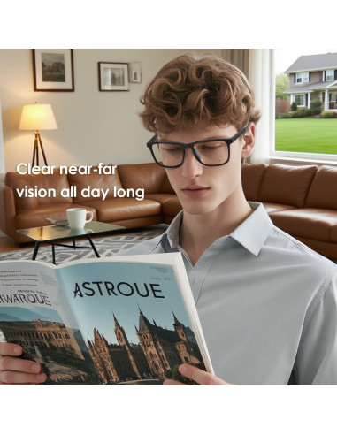 Gafas Bifocales Missfive 2.5x para Hombres y Mujeres - Estilo Deportivo