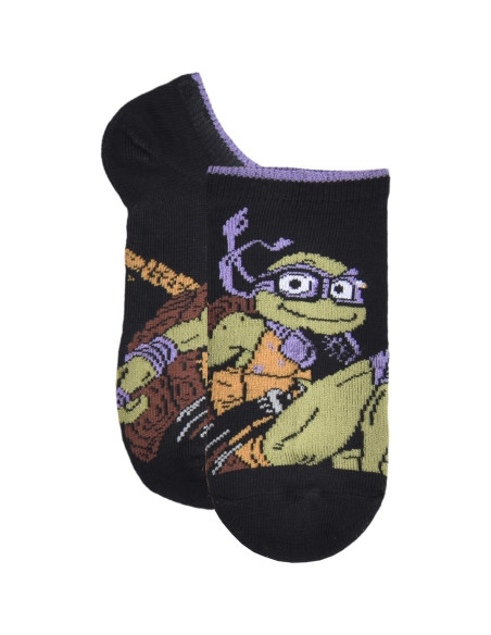 Calcetines sin mostrar Tortugas Ninja para niños - 6 pares