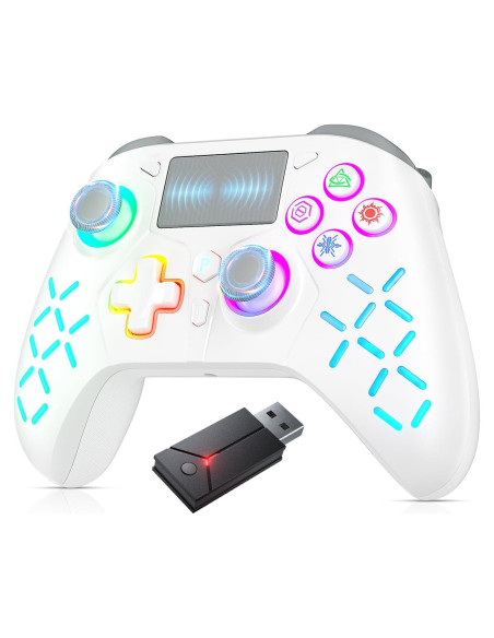 Controlador Gamrombo Inalámbrico para PS5/PS4/PC - RGB