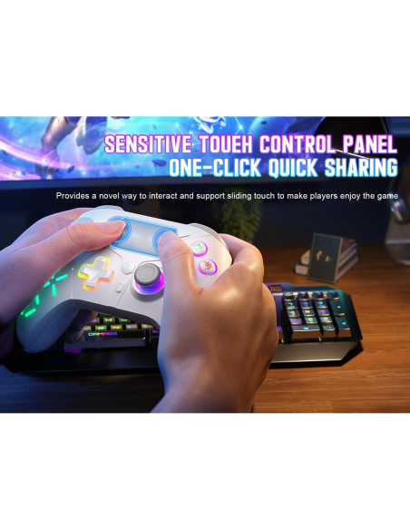 Controlador Gamrombo Inalámbrico para PS5/PS4/PC - RGB