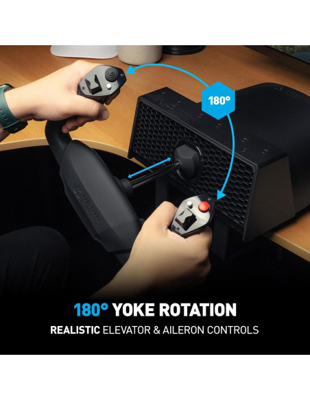 Yugo de Vuelo Honeycomb Alpha LITE - 180 Rotación, 4.49 kg