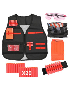 Kit Chaleco Táctico NERF con Dardos y Accesorios para Niños