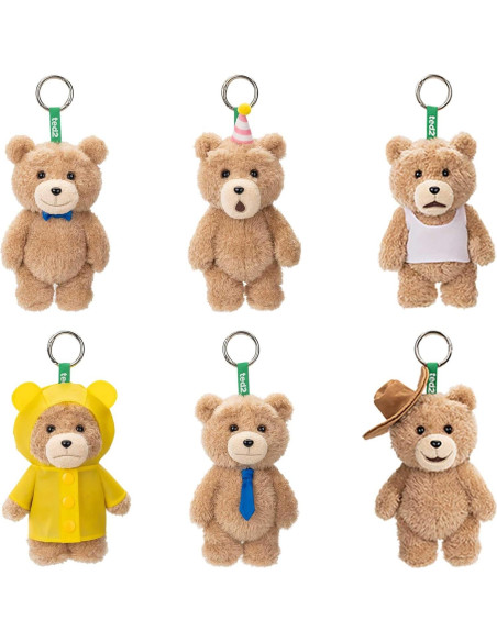 POP MART Ted2 Osito de Peluche Colgante Caja Sorpresa 15 cm