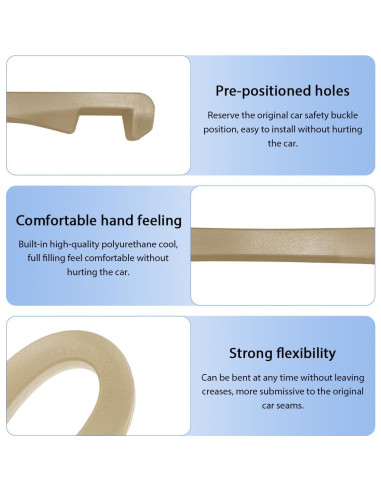 Relleno Espacio Asientos Coche ZNDAW Beige Universal 40cm