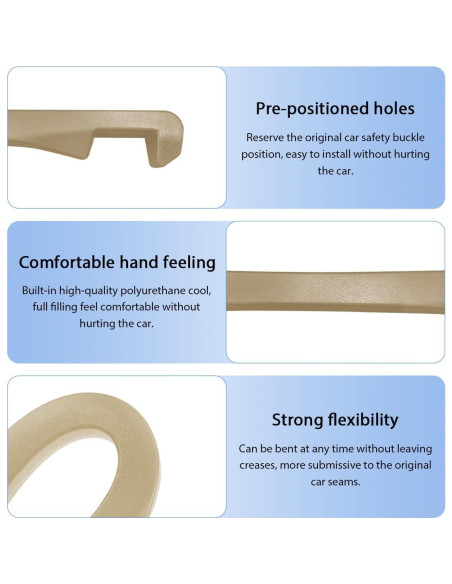 Relleno Espacio Asientos Coche ZNDAW Beige Universal 40cm