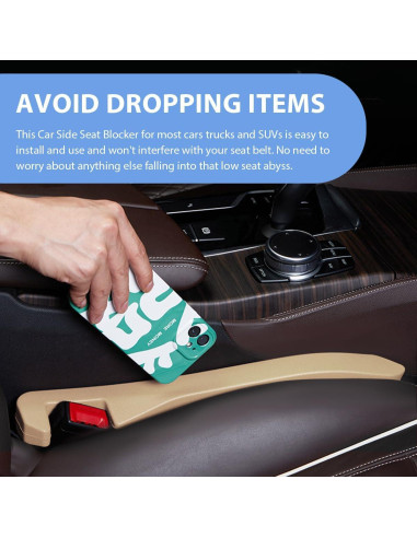 Relleno Espacio Asientos Coche ZNDAW Beige Universal 40cm