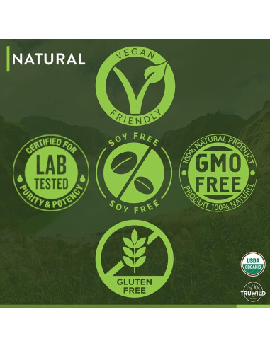 TruWild Greens Polvo de Superalimento 90 Porciones 3 Paquetes