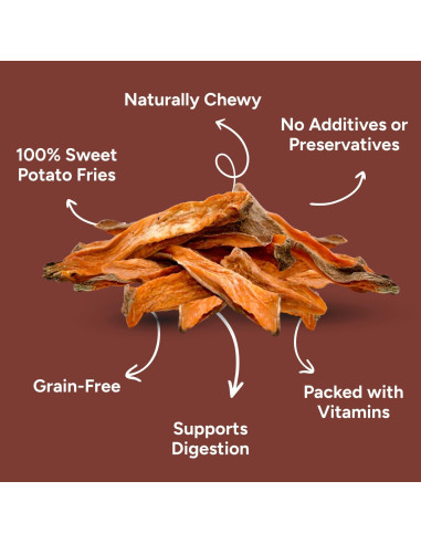 Golosinas para Perros de Batata Jumbo Gaines 227g - Sin Granos