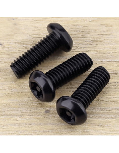 Tornillos de cabeza redonda Torx M4-0.7 x 8mm acero inoxidable 2
