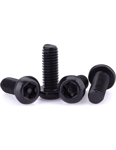 Tornillos de cabeza redonda Torx M4-0.7 x 8mm acero inoxidable