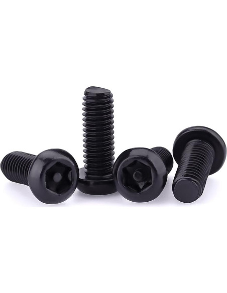 Tornillos de cabeza redonda Torx M4-0.7 x 8mm acero inoxidable