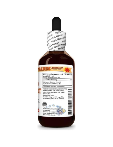 Extracto de Zanahoria Silvestre Hawaii Pharm 59 ml - Piel y Riñones