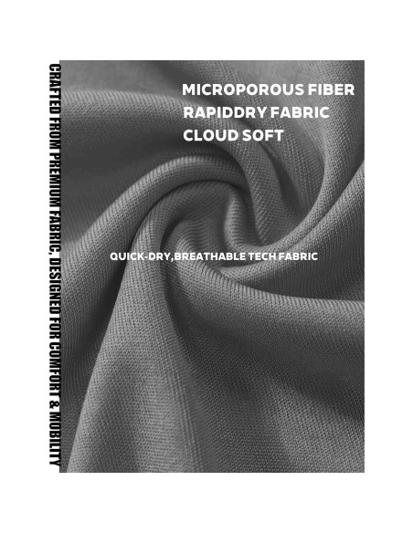 Camisa Rash Guard Dri Fit Hombre UPF 50+ Gris XX-Large