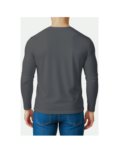 Camisa Rash Guard Dri Fit Hombre UPF 50+ Gris XX-Large