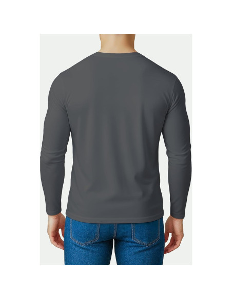 Camisa Rash Guard Dri Fit Hombre UPF 50+ Gris XX-Large