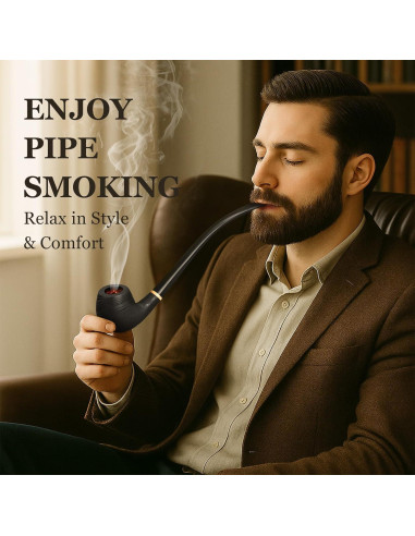 Juego de Pipas Joyoldelf de Madera de Roble con Accesorios