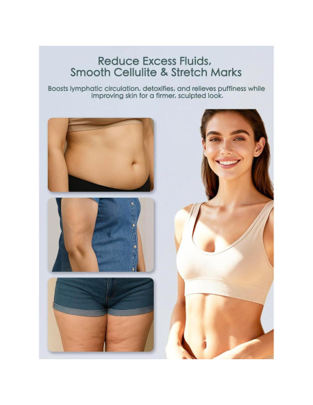 Masajeador Drenaje Linfático FEEJOY 917 con Calor y Vibración