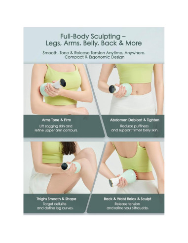 Masajeador Drenaje Linfático FEEJOY 917 con Calor y Vibración