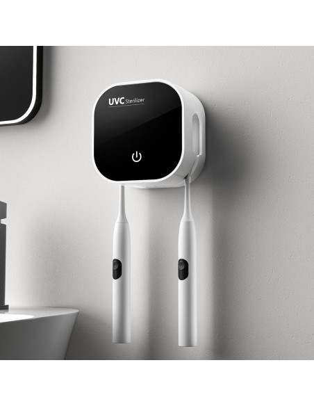 Soporte Limpiador de Cepillos de Dientes XiaoKJ RA-982 Blanco