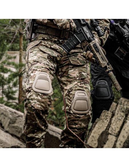 Pantalones Tácticos G3 para Hombre con Almohadillas Camo