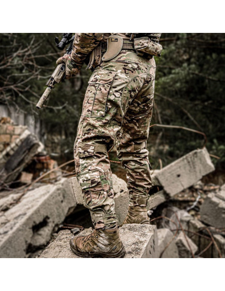 Pantalones Tácticos G3 para Hombre con Almohadillas Camo