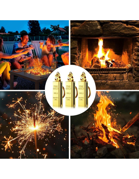 Encendedor Permanente Lafagiet 3 Pcs Recargable Impermeable