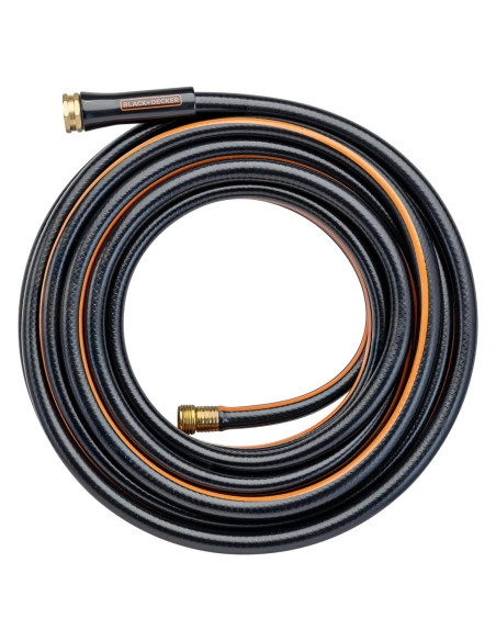 Manguera de Jardín Decker Negra 15.24 m 4 Capas 300 PSI