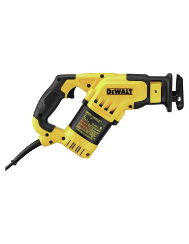 Sierra Recíproca Compacta DEWALT DWE357 10A 36.83cm Amarillo