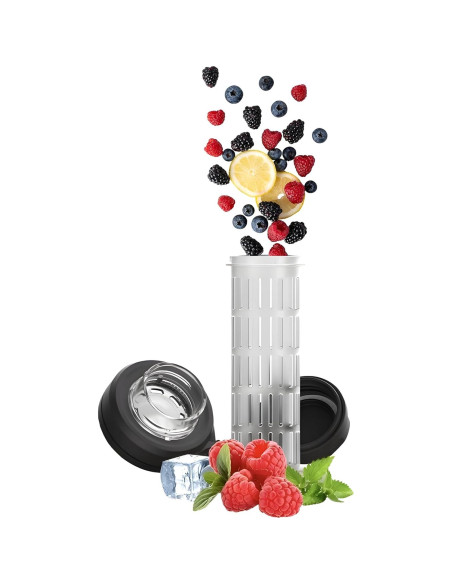 Botella de Agua Deportiva Evorella Flask 0.95 L Azul Doble Pared