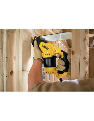 Sierra Recíproca Compacta DEWALT DWE357 10A 36.83cm Amarillo