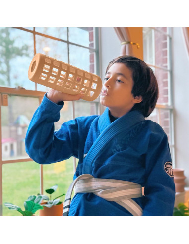 Botella de Agua de Vidrio Purifyou 22oz con Manga de Silicona