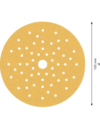 Lija Bosch Expert C470 150 mm Grano 80 5 Piezas Multihole