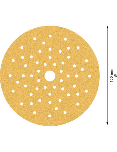 Lija Bosch Expert C470 150 mm Grano 80 5 Piezas Multihole
