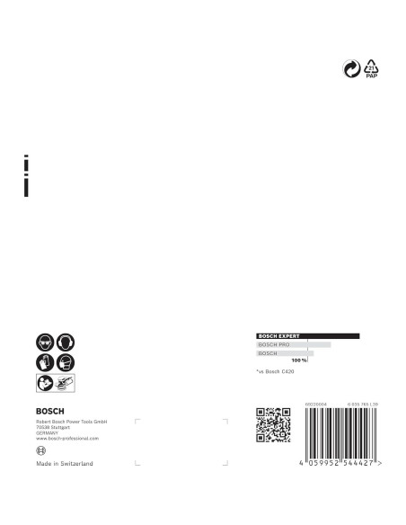 Lija Bosch Expert C470 150 mm Grano 80 5 Piezas Multihole