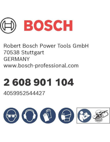 Lija Bosch Expert C470 150 mm Grano 80 5 Piezas Multihole