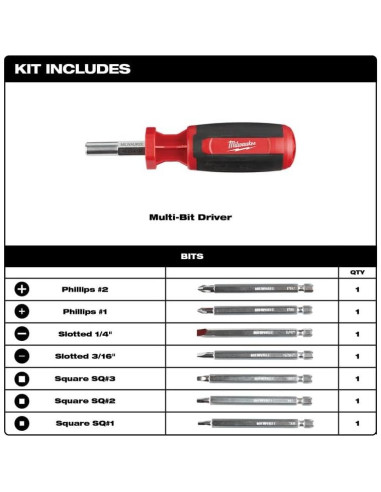 Controlador Multi-BIT 9-en-1 Milwaukee 48-22-2132