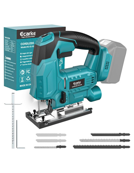 Sierra de calar inalámbrica Ecarke 18V sin escobillas 3000 RPM