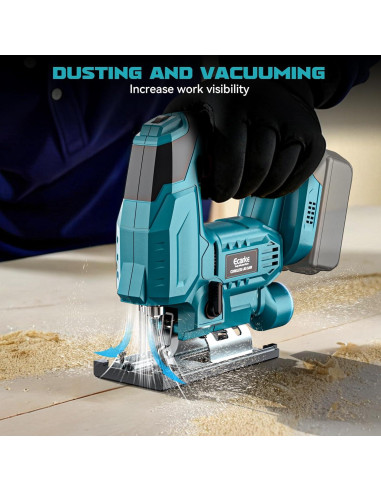 Sierra de calar inalámbrica Ecarke 18V sin escobillas 3000 RPM