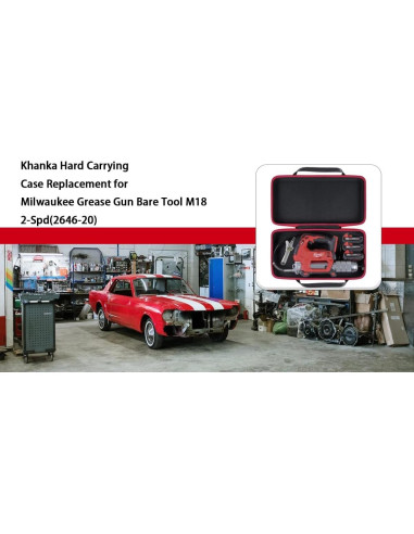 Funda Dura Khanka para Engrasadora Milwaukee 2646-20 M18