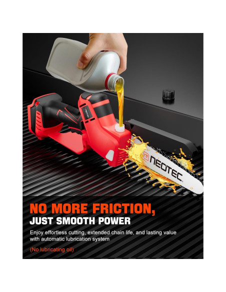 Mini Motosierra Eléctrica NEOTEC 6'' y 8'' Compatible Milwaukee M18