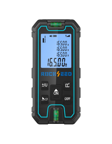 Medidor Láser RockSeed S7-50 de 50.29 Metros con 2 Niveles
