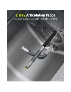 Cámara Borescope Anykit 4.3" HD Articulada 210 1.2m 2