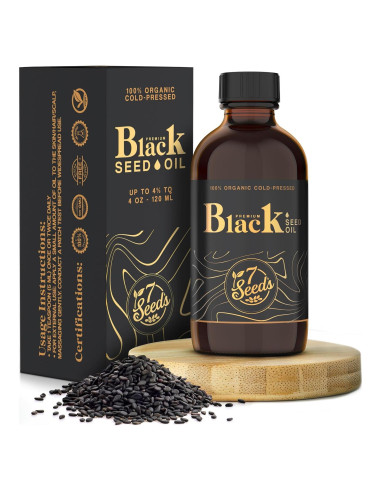 Aceite de Semilla Negra 7 Seeds 120ml - Soporte Inmunológico y Salud