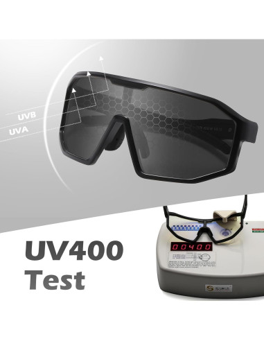 Gafas de Ciclismo Fotoquímicas Suertree UV400 Unisex