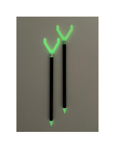 Soporte de caña extensible Fishin' Stix 30" 2 Paquetes Brilla 2