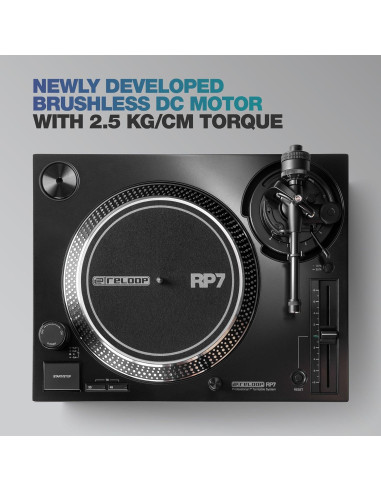 Tornamesa Profesional Reloop RP-7000 MK2 Alta Torque 11.1kg