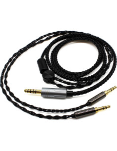 Cable balanceado Youkamoo 1.5m 4.4mm a Doble 3.5mm para Hifiman 2