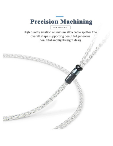 Cable de Reemplazo para Auriculares GUCraftsman 1.2m Grafeno